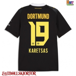 Borussia Dortmund Konstantinos Karetsas #19 Bortatröja 2026-27 Kortärmad